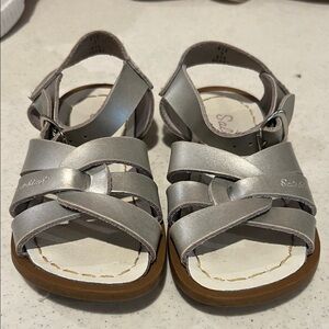 Kids Silver Sandals